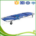 Emergency Aluminum Alloy Foldaway Stretcher with Wheel